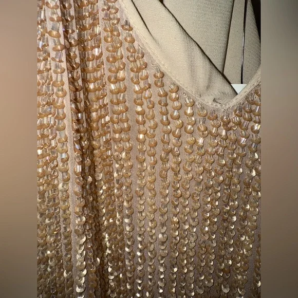 Alice + Olivia Lola Pink Sequin Tank - Picture 4 of 8